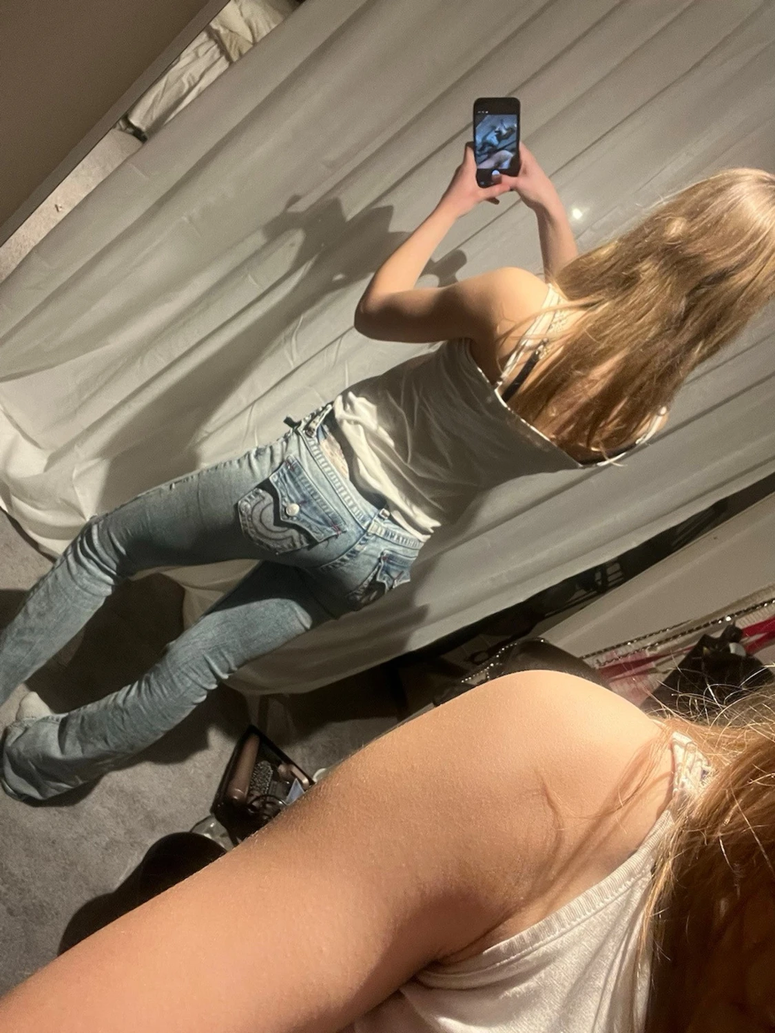 True Religion ljusblå bootcut jeans - 1