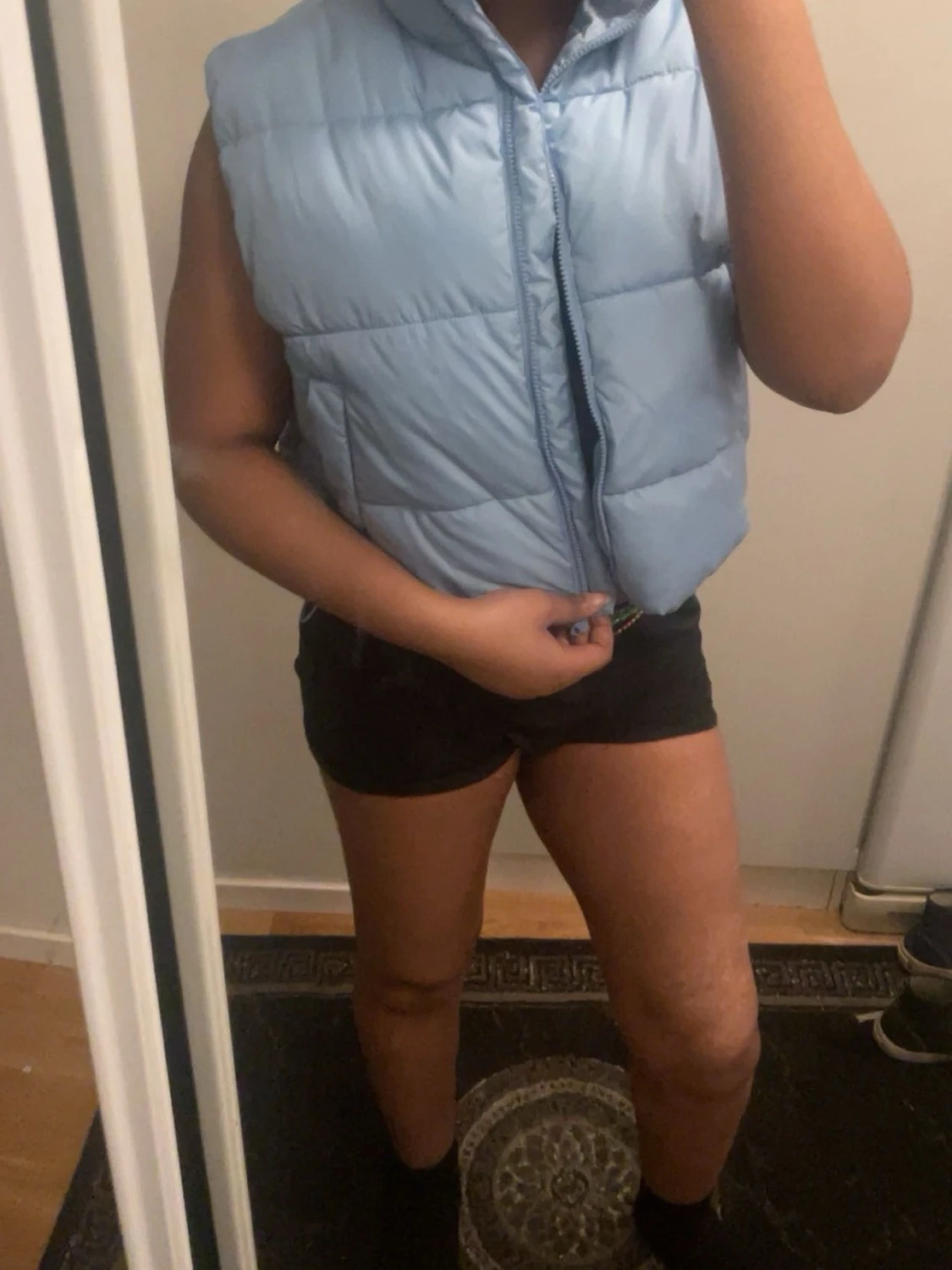 Ljusblå dunväst från Bik Bok - 2