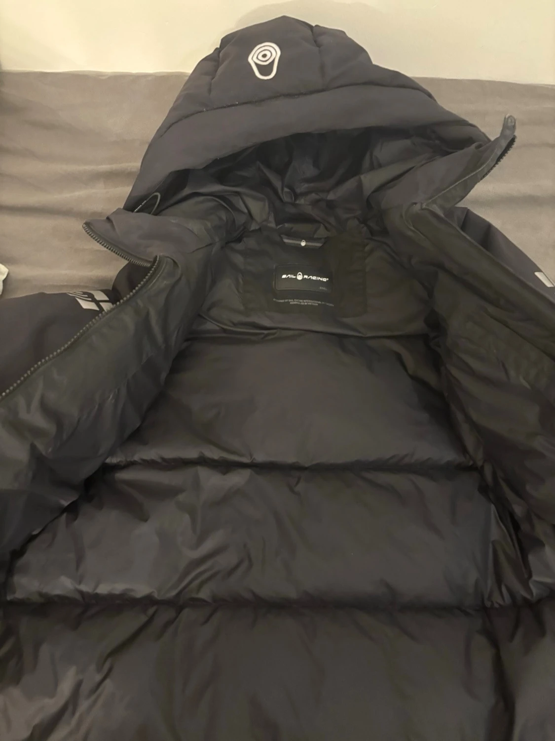 Svart sail racing pufferjacka  - 2