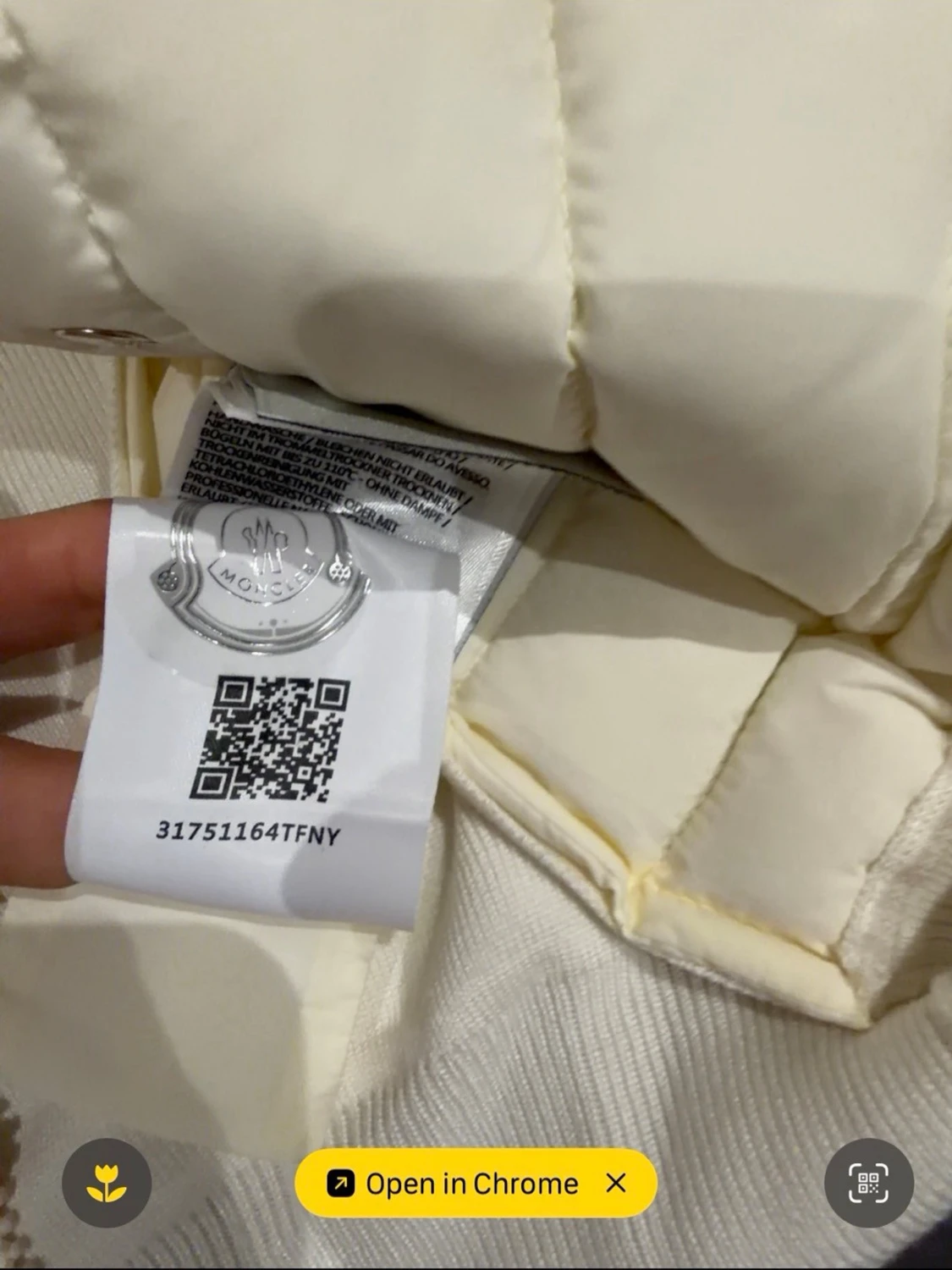 Moncler womens white cardigan jacket S - 5