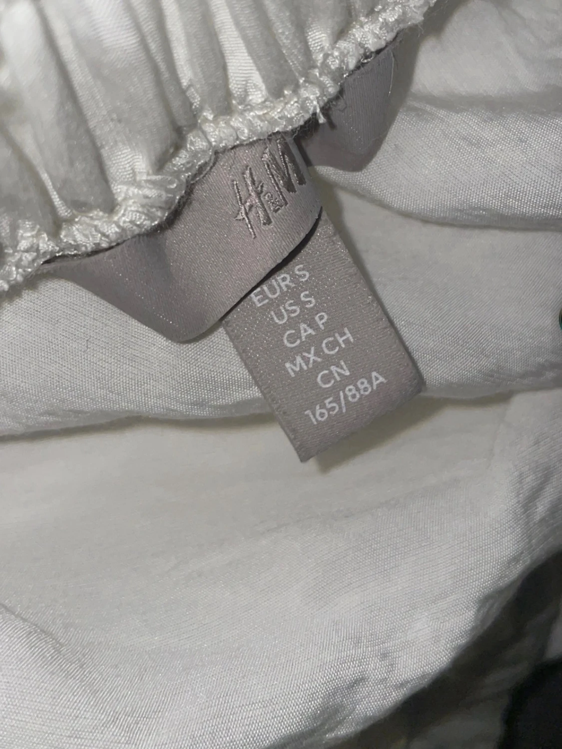 Vit offshoulder blus från H&M - 1