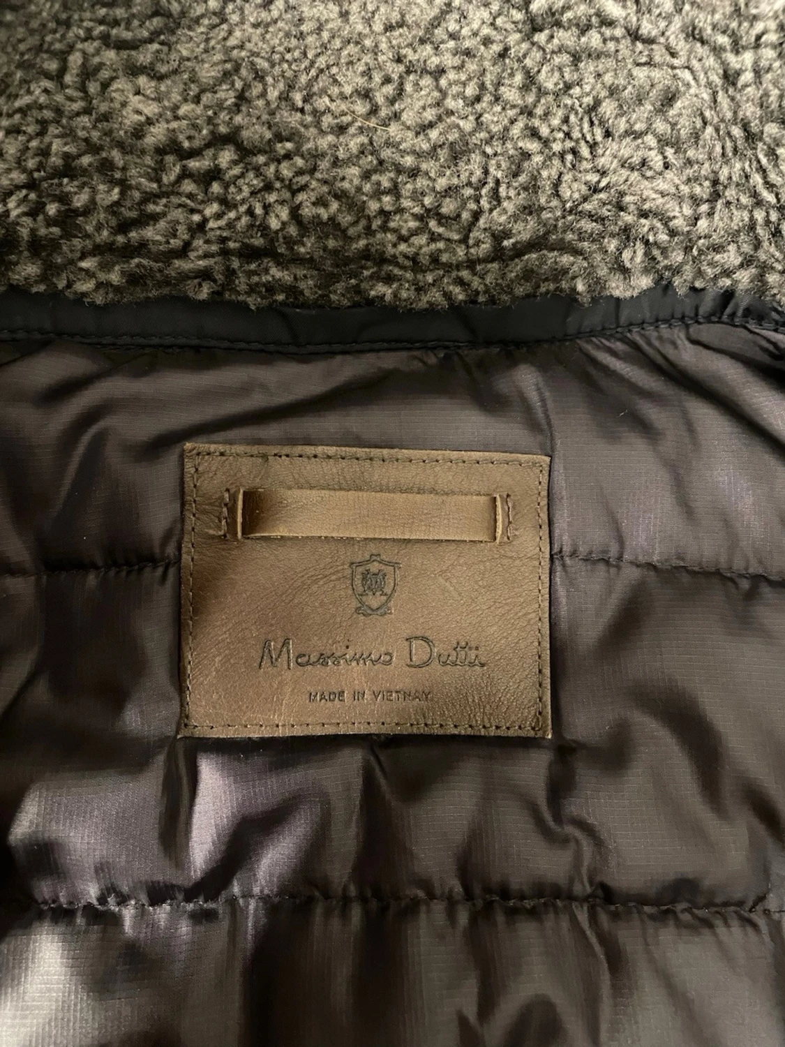 Mörkblå parkajacka från Massimo Dutti - 3