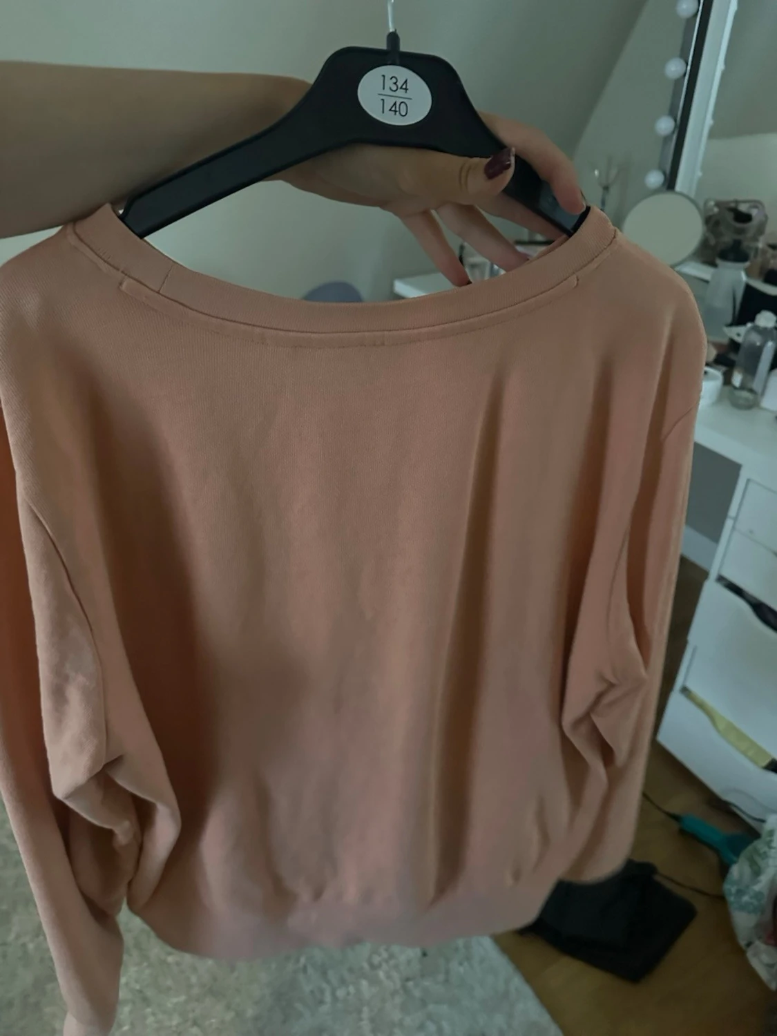 Persikofärgad sweatshirt från Wrangler - 1