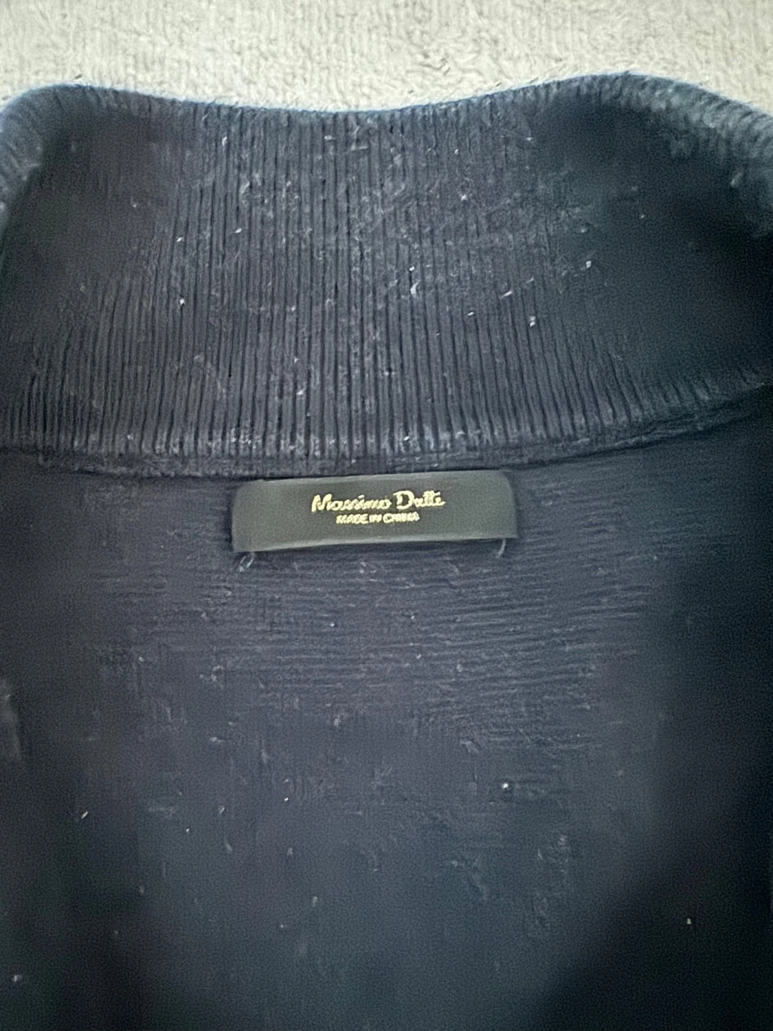 Mörkblå kofta från Massimo Dutti