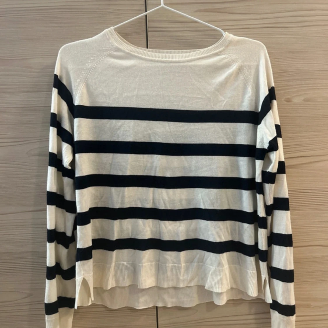 Randig långärmad tröja