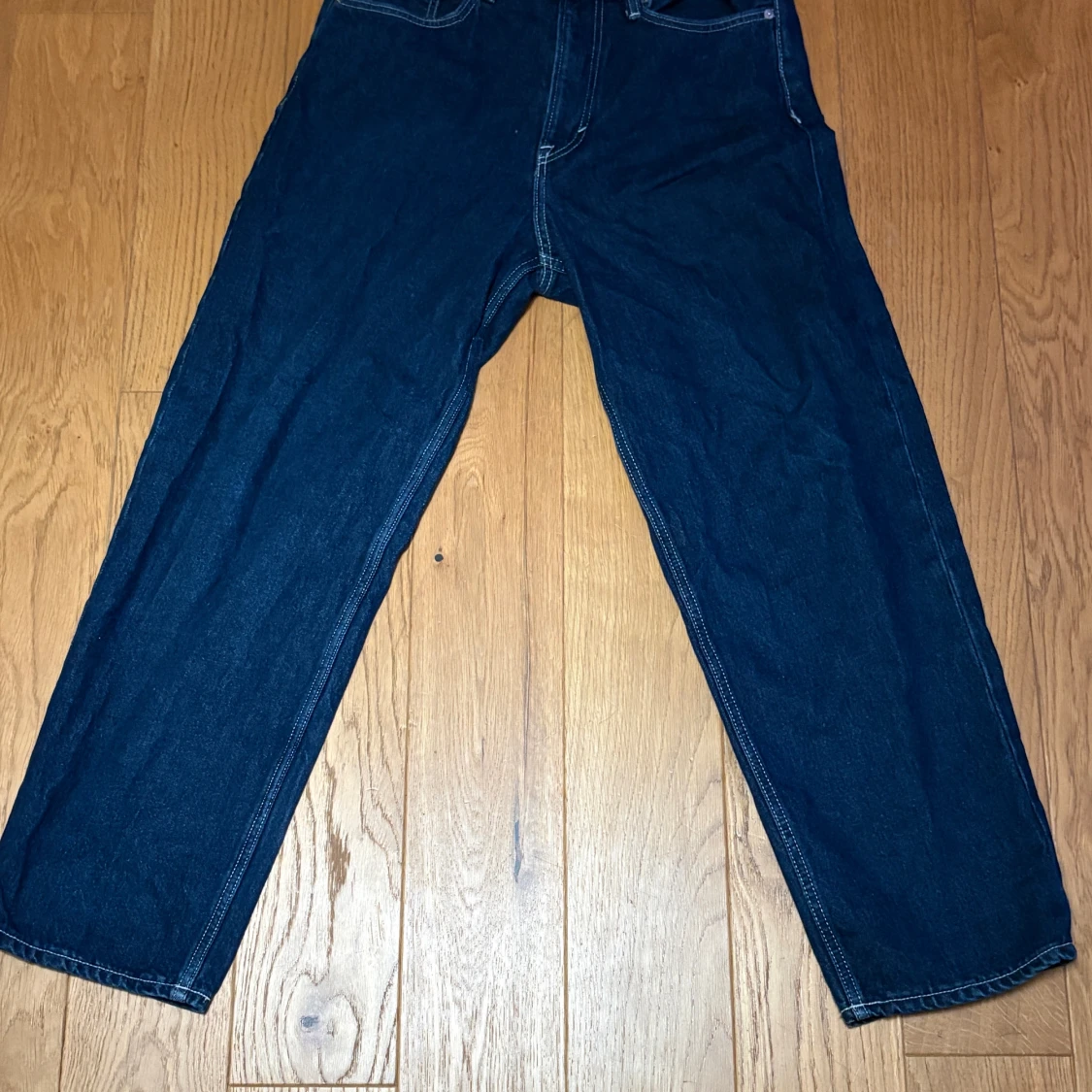 Mörkblå raka jeans 31/32