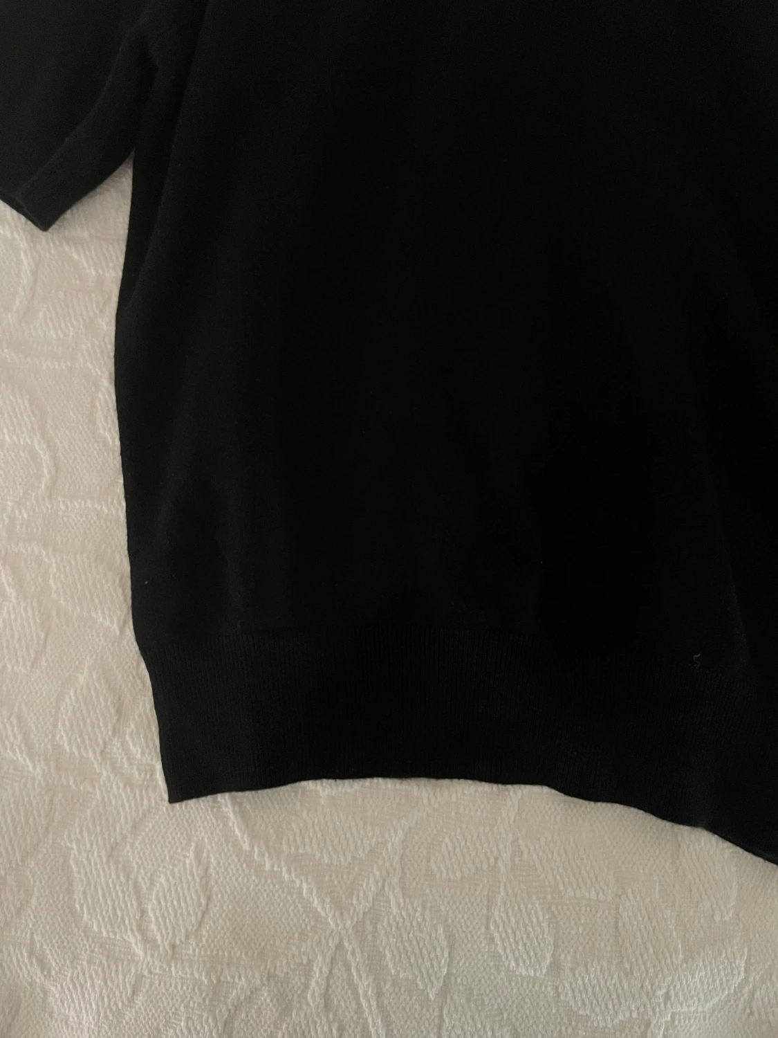 Svart stickad topp från ZARA - 1