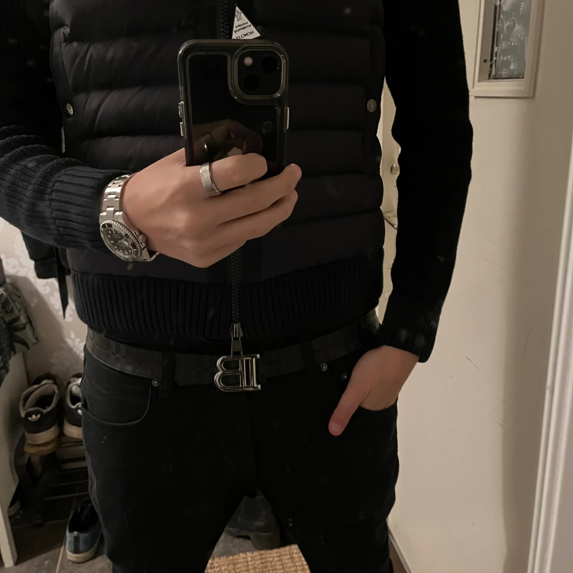 Navy blue Moncler Cardigan - 1