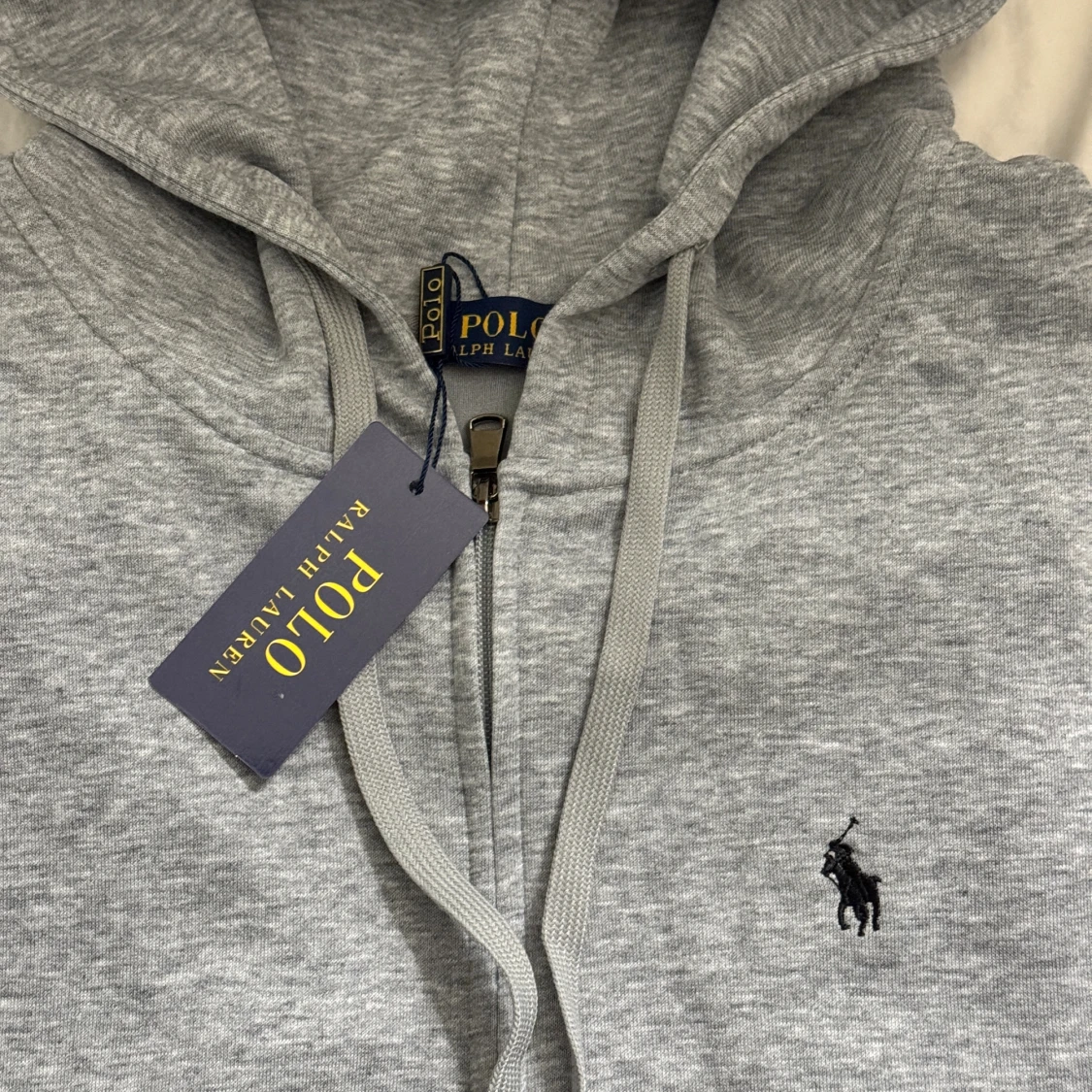 Grå hoodie från Polo Ralph Lauren
