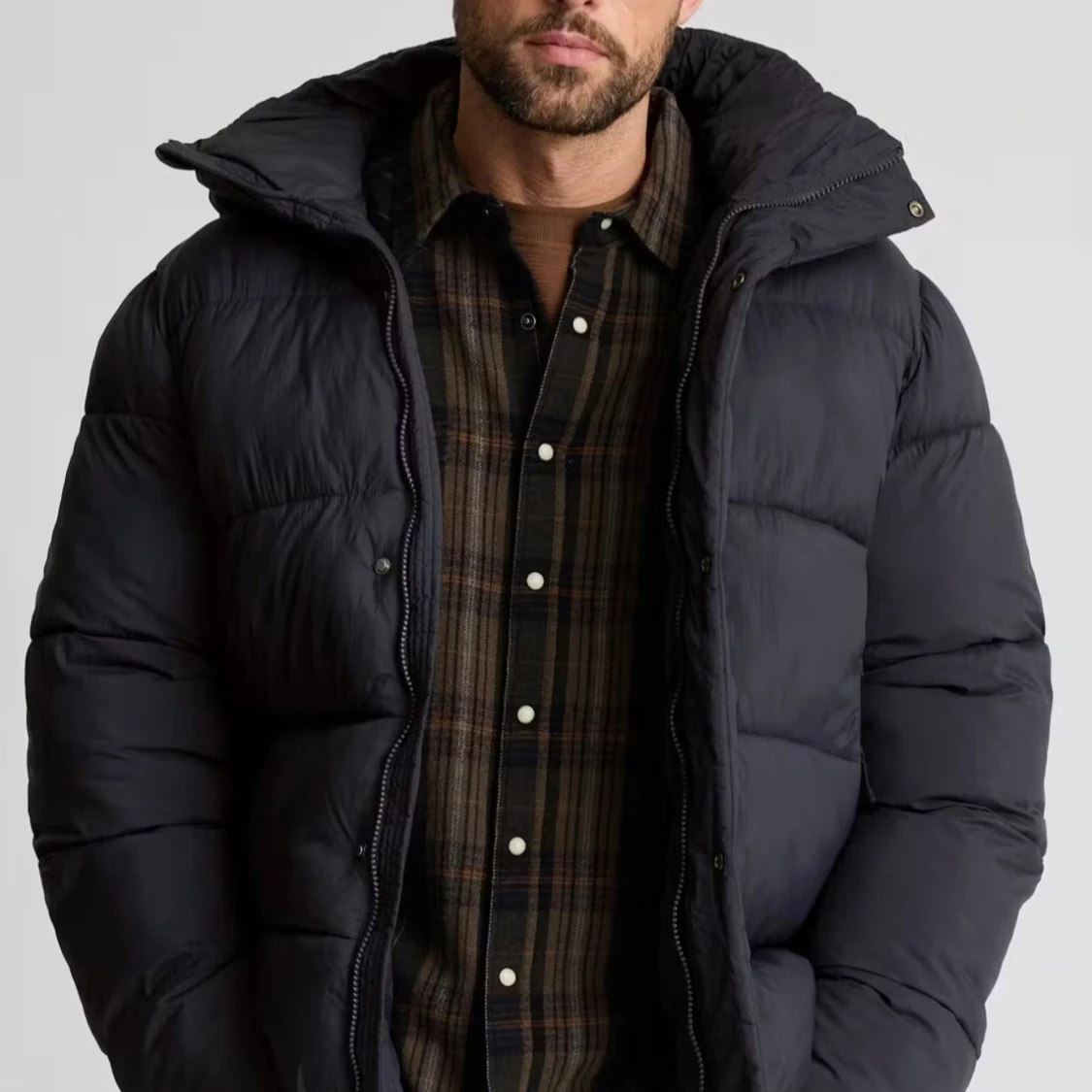 Mörkblå jacka från dressman - 3