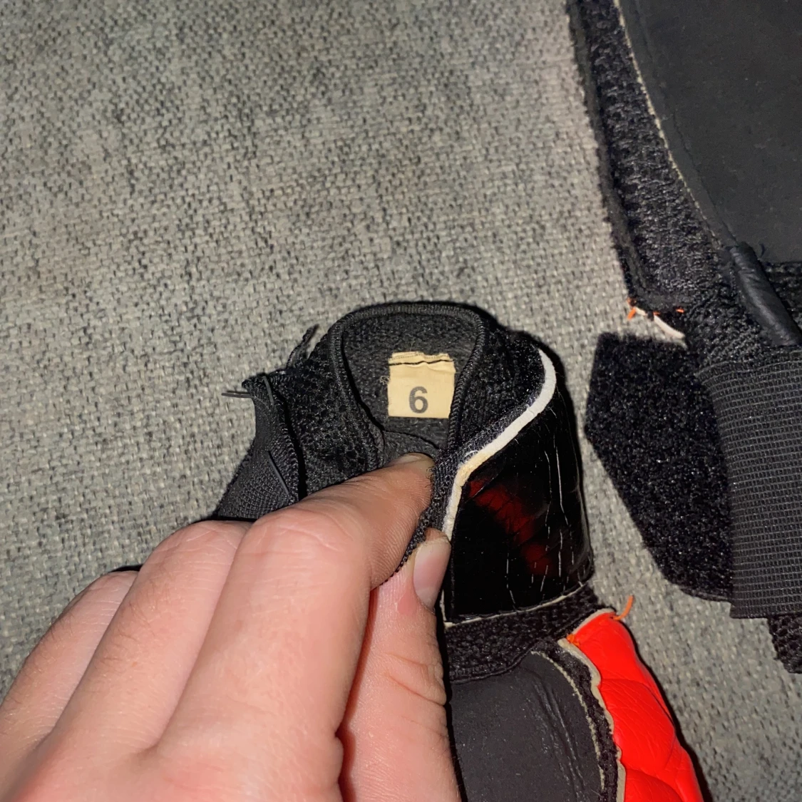 Röda målvaktshandskar GK200 strl 6 - 2