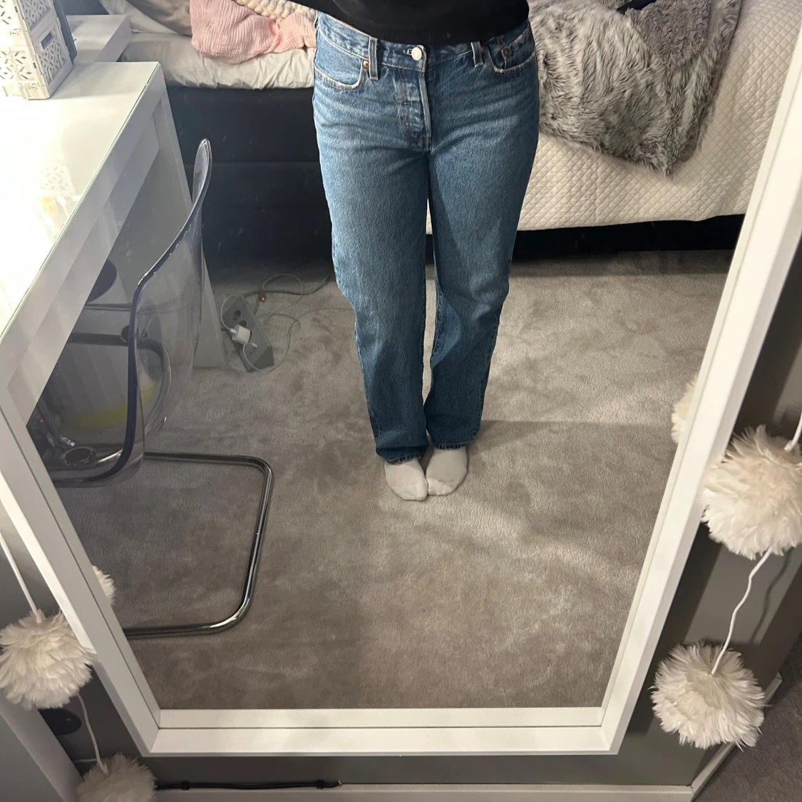 Levi's 501 blå jeans W26 L32