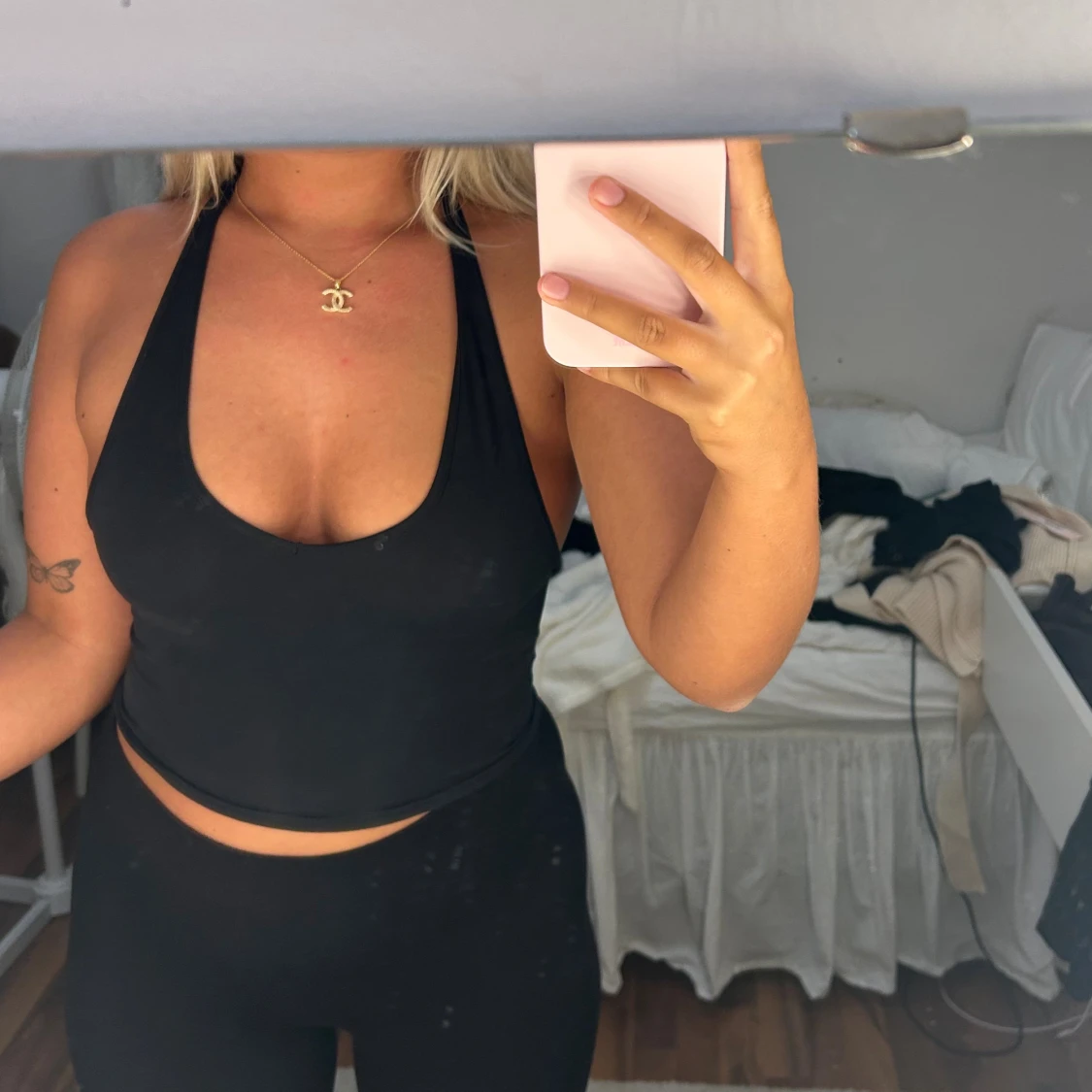 Svart linnetopp från H&M Divided