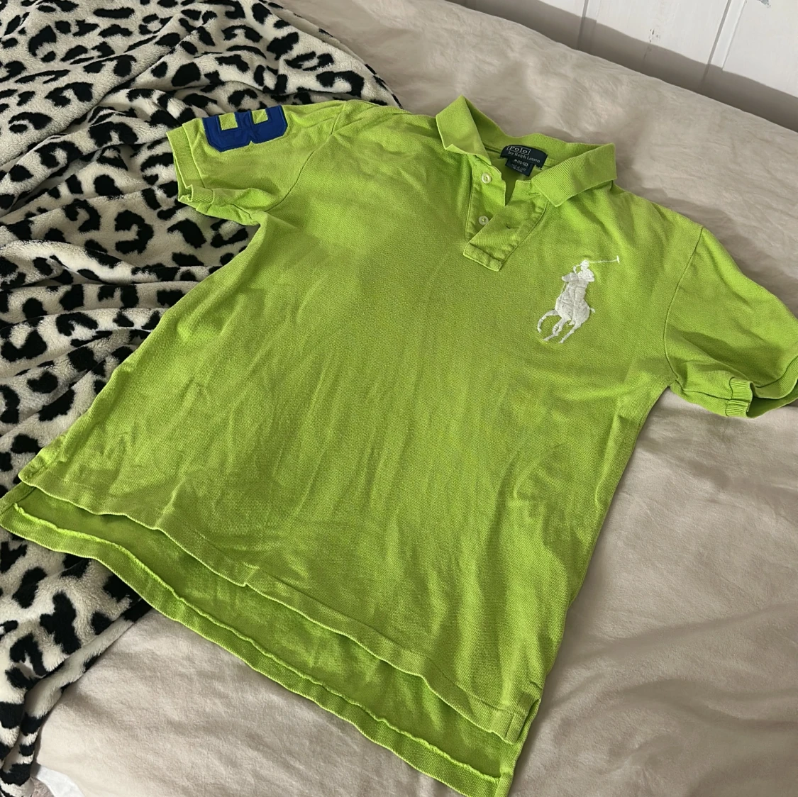 Grön pikétröja Polo Ralph Lauren