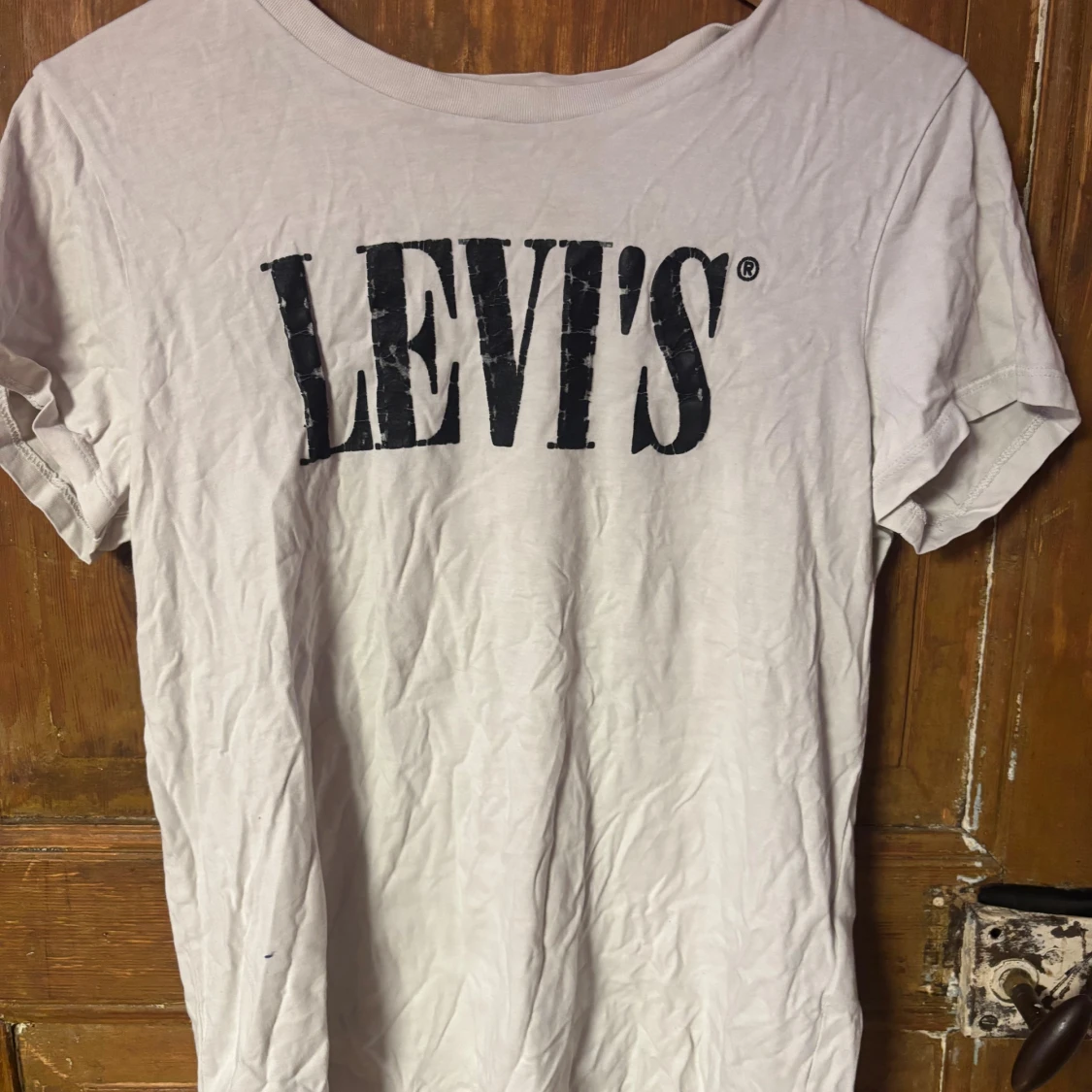 Vit Levi's t-shirt med tryck