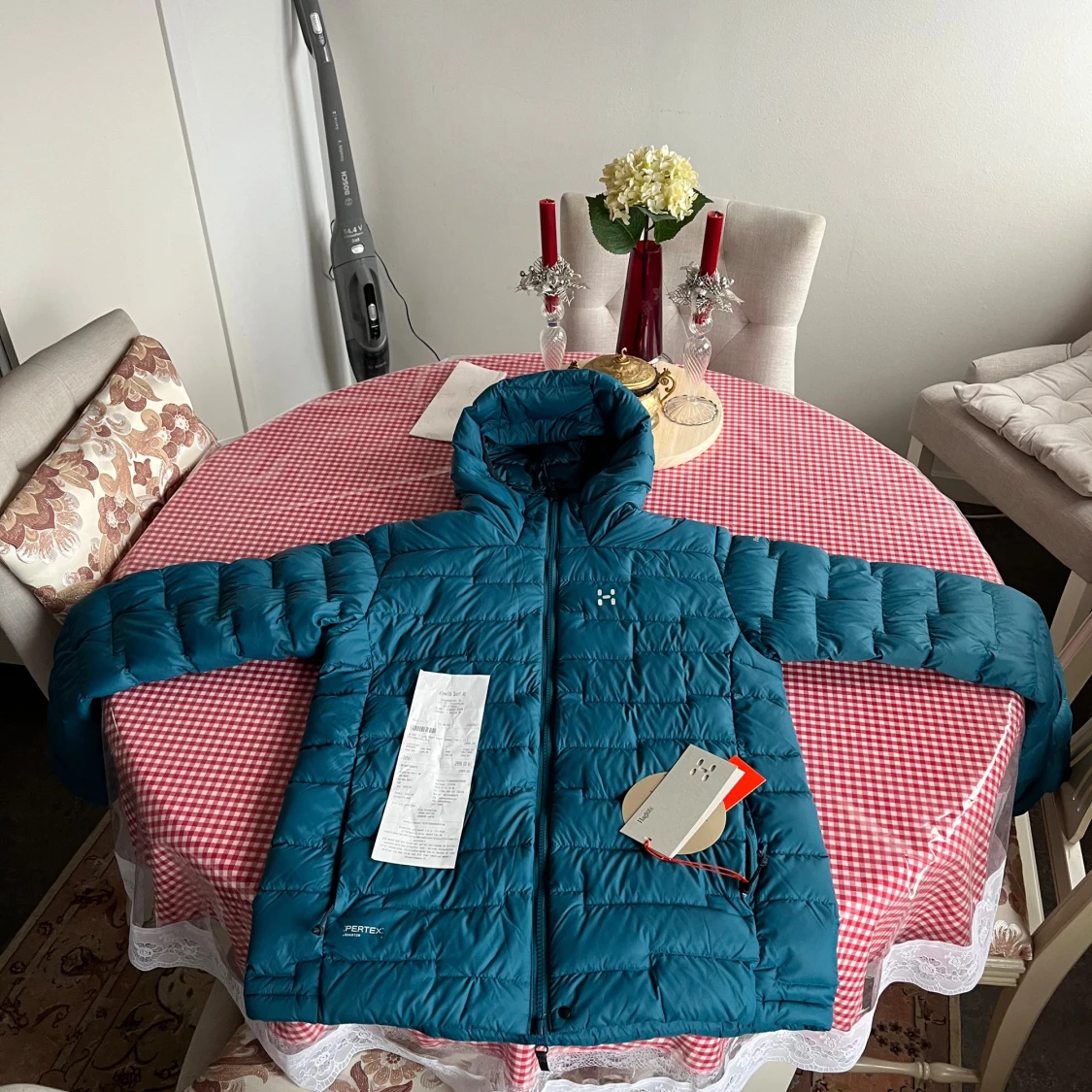 Blå dunjacka Haglöfs W ROC Flash - 3