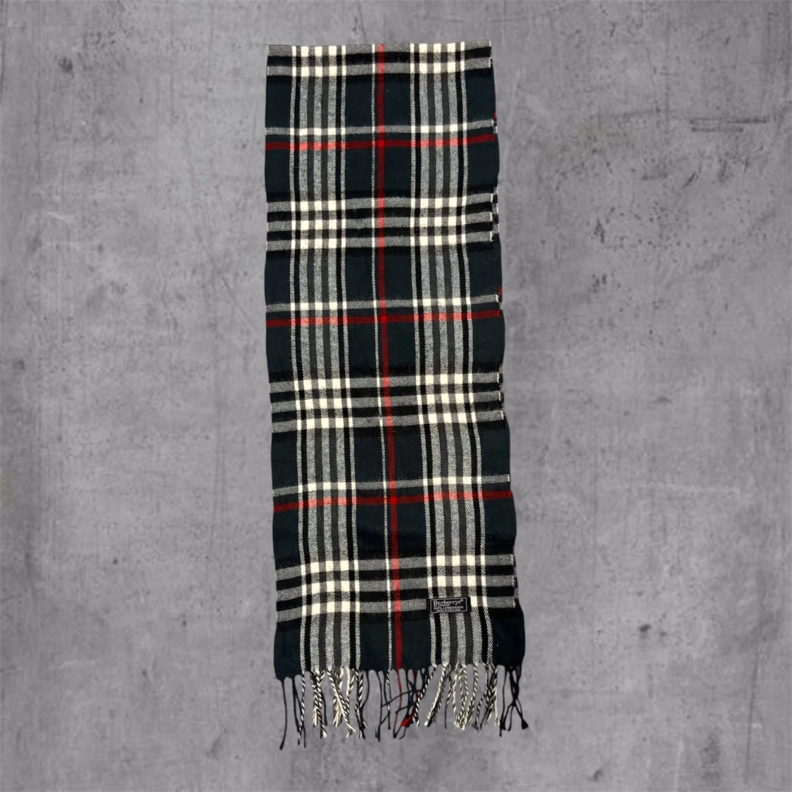 Mörkblå Burberry scarf