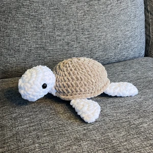 Virkad sköldpadda  - Handgjord virkad söt liten sköldpadda 