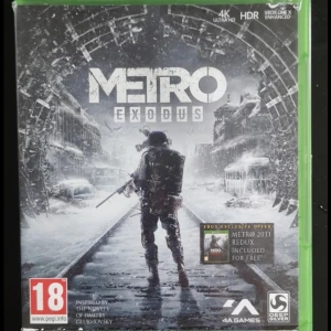 Metro Exodus - Metro Exodus till Xbox One i mycket fint skick. Komplett med fodral, skiva och extra material. Spännande postapokalyptiskt FPS med stöd för 4K Ultra HD och HDR.