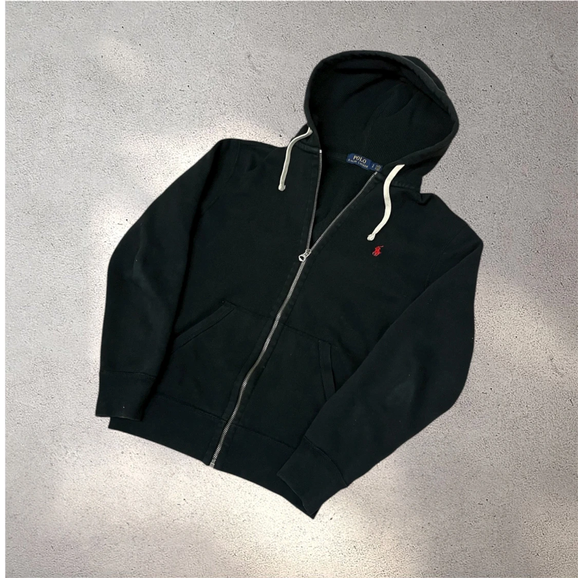 Svart hoodie från polo Ralph lauren - 1