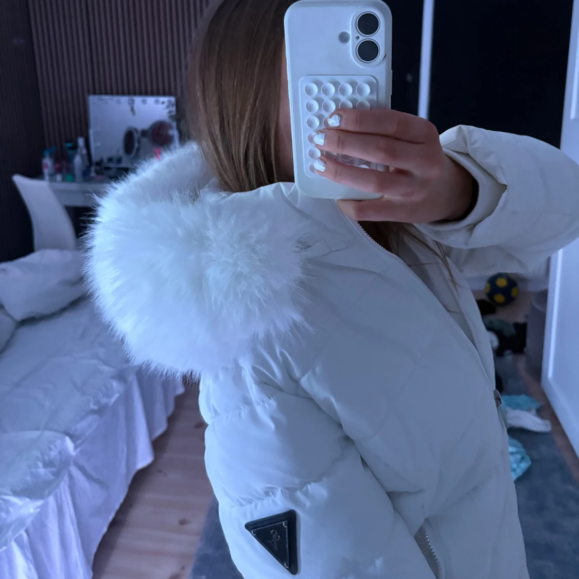 vit vinterjacka  - 2