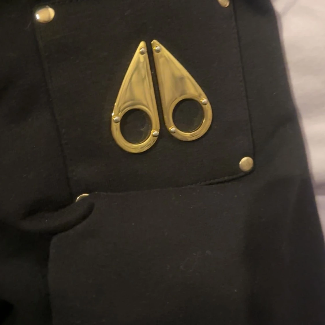 Svart pufferjacka Moose Knuckles - 1