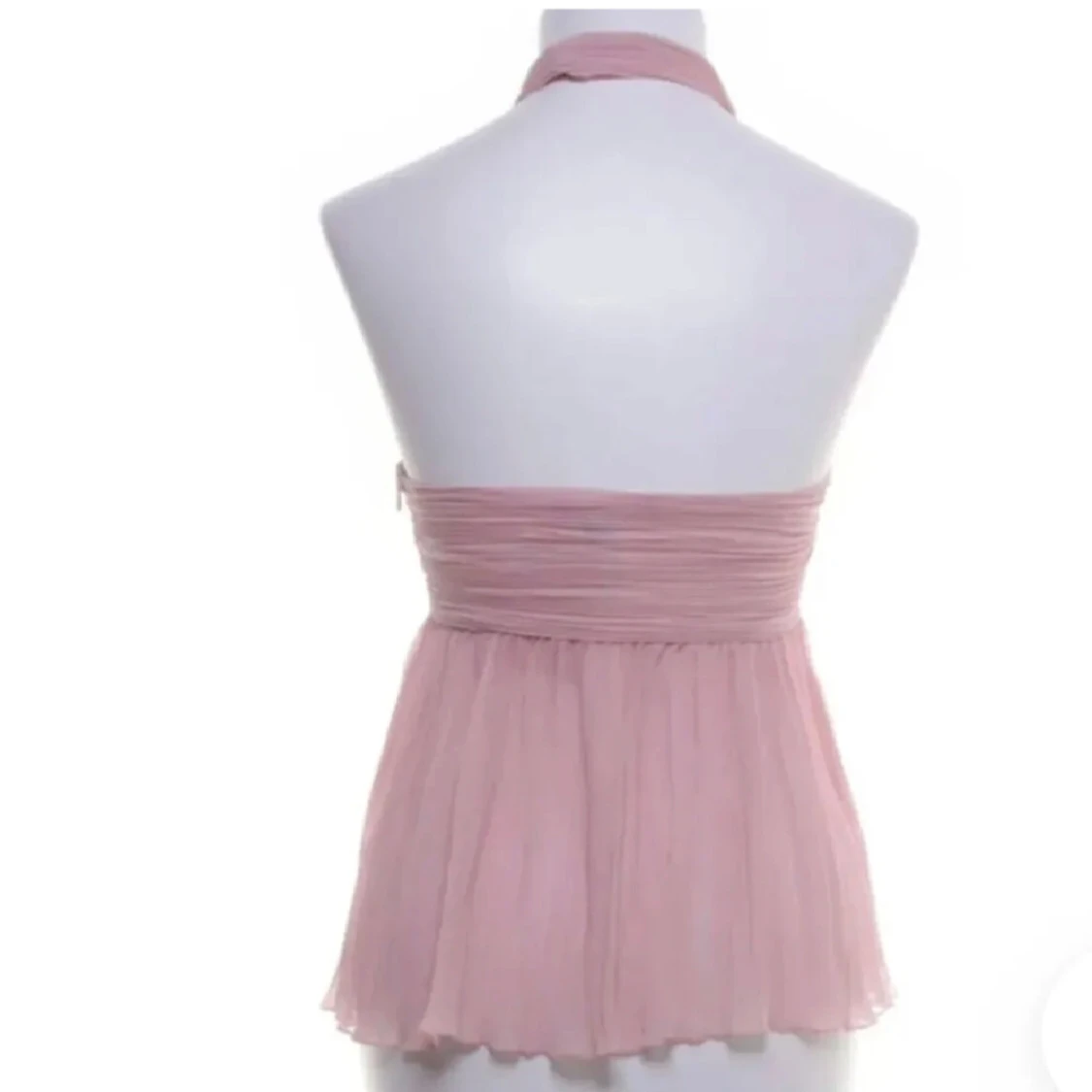 Rosa halterneck topp - 1