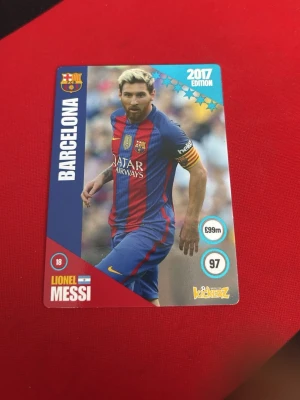 5 Star 2017 Messi kort  - Kickers kort 