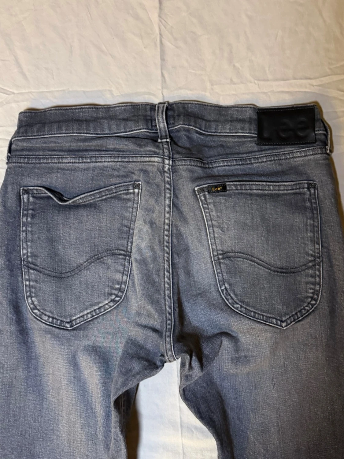 Lee Luke jeans mörkgrå – Slim fit – 31/34 – Bra skick - 4