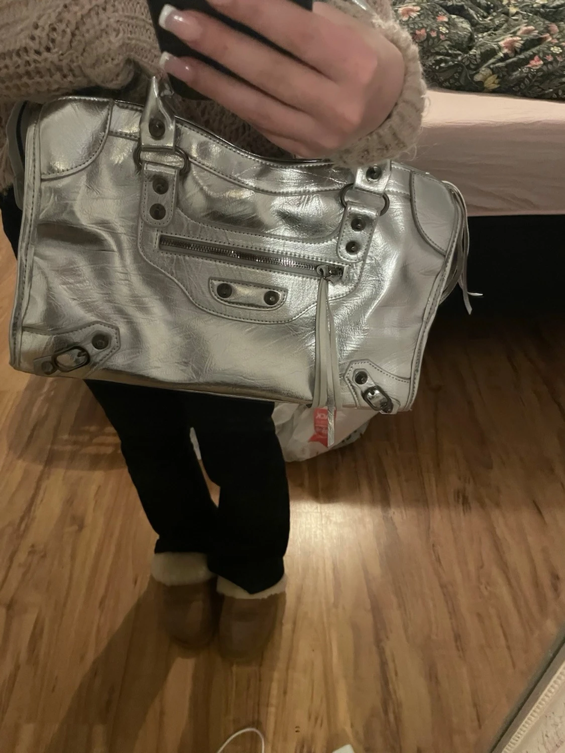  Silver axelväska - 1