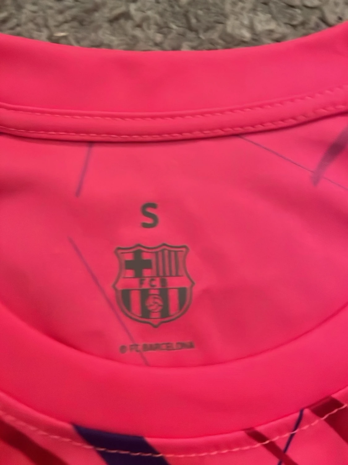 FC Barcelona rosa matchtröja S - 2