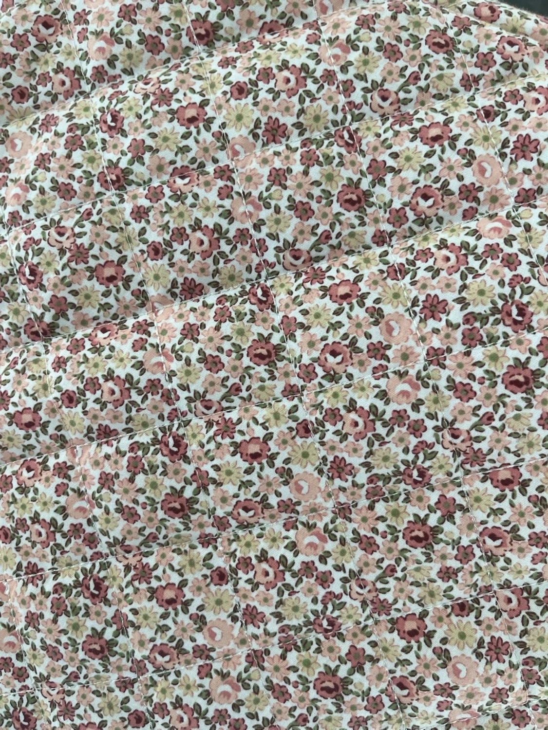 Blommig quiltad datorväska - 1