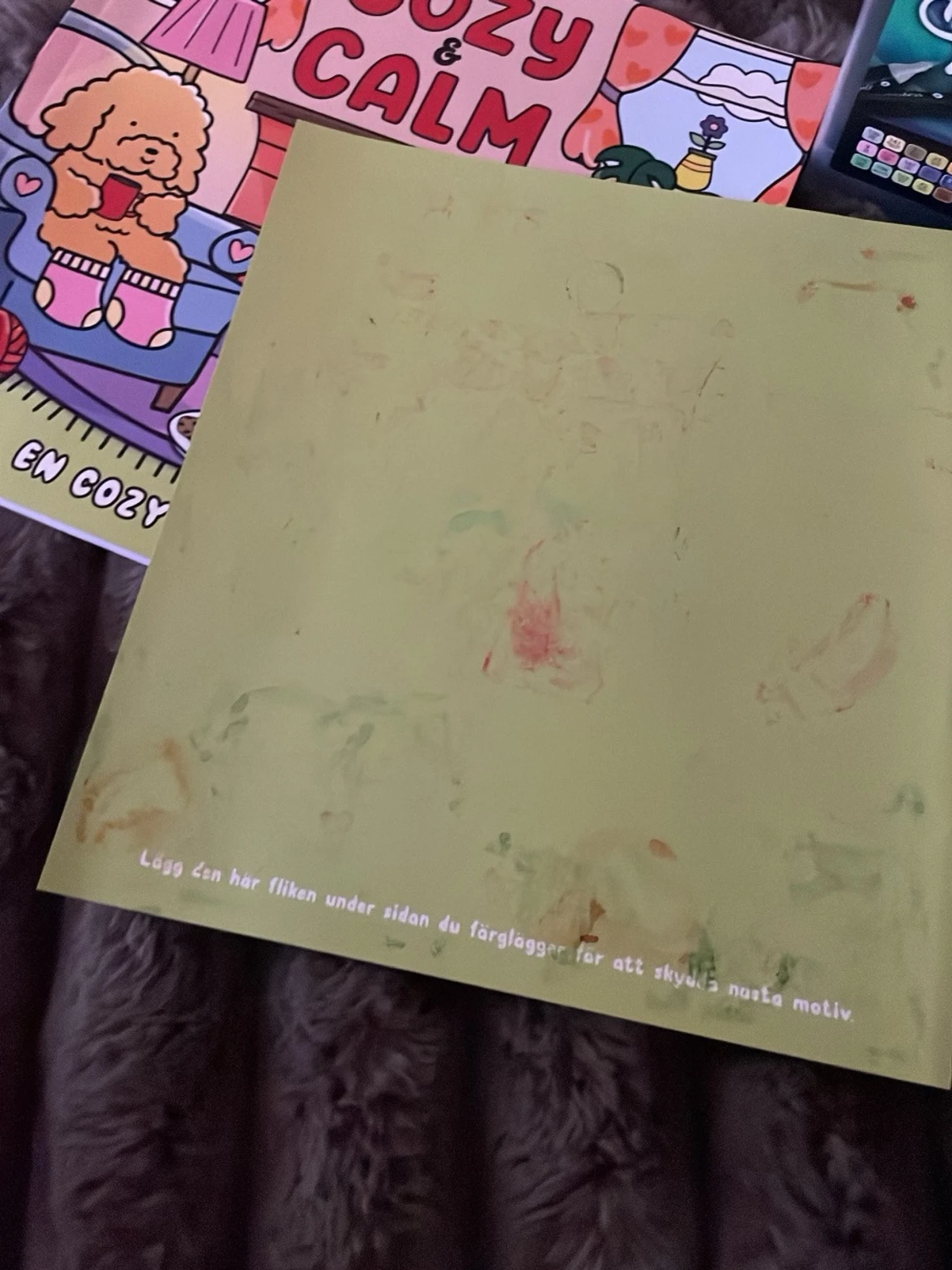 Virala pennor & målarbok ”cozy”  - 5