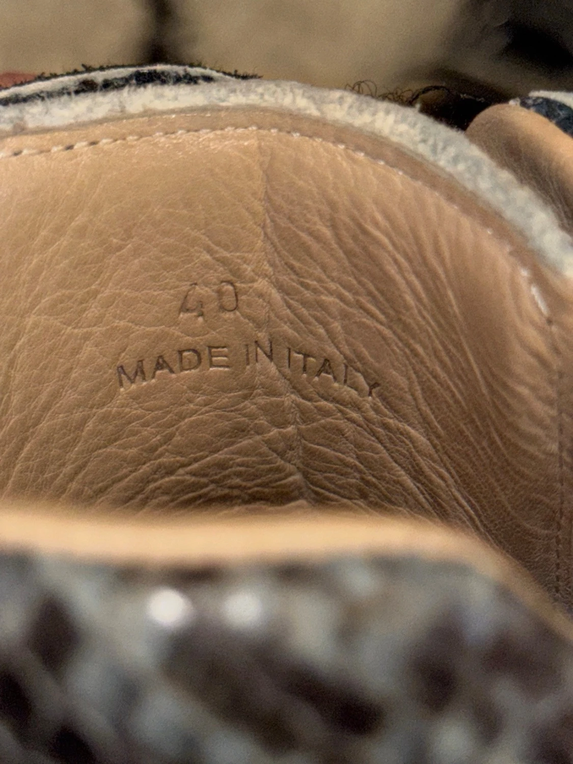 Maison Margiela python tripple straps high top gats - 6