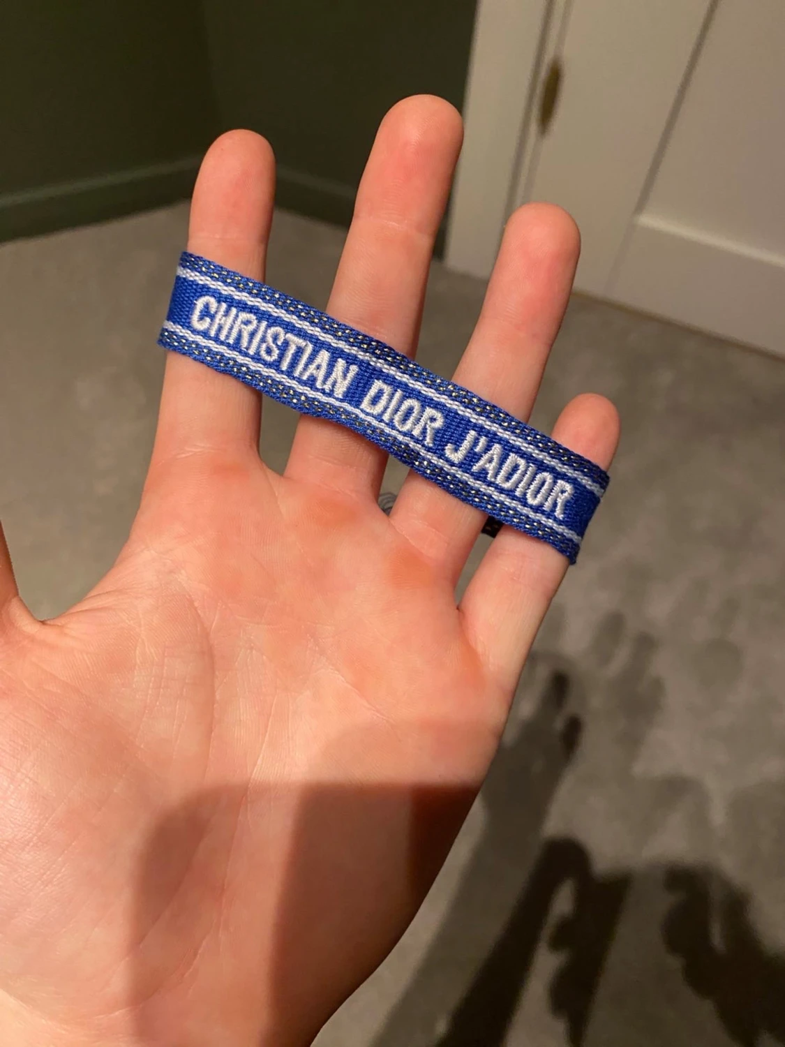 Blå Christian Dior J'Adior armband