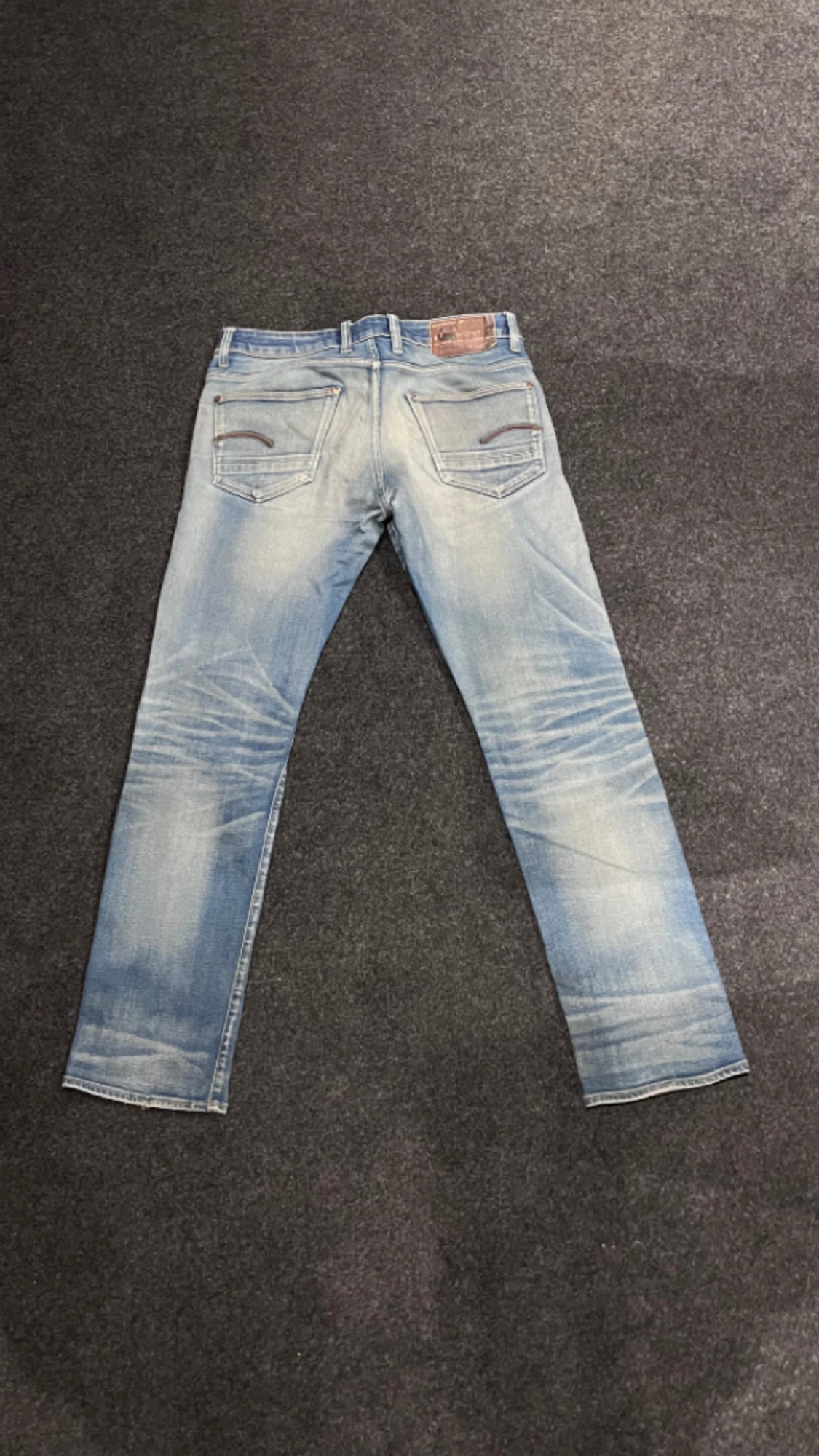 Ljusblå g star raw jeans straight fit - 1