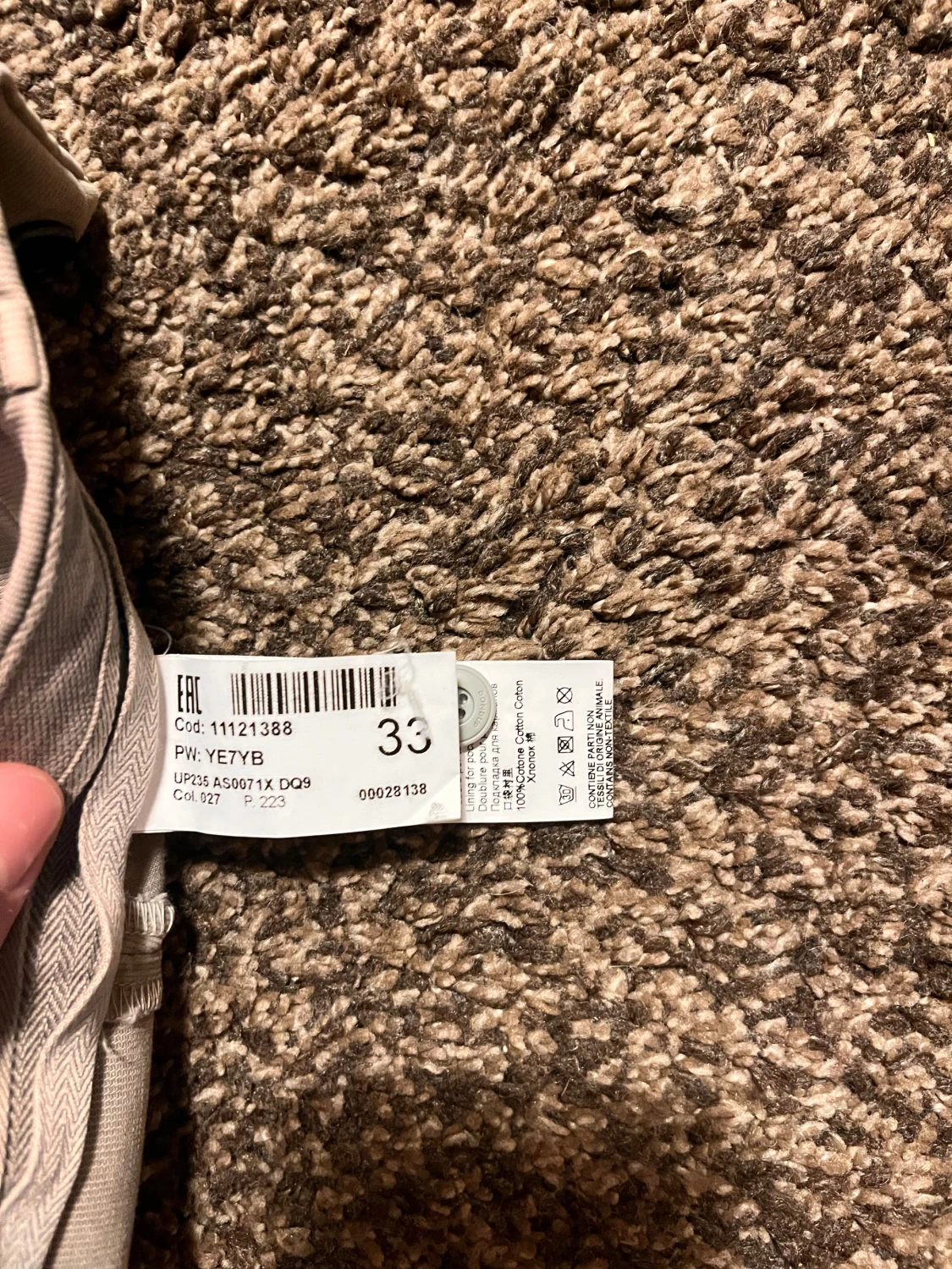 Ljusgrå chinos dondup - 4