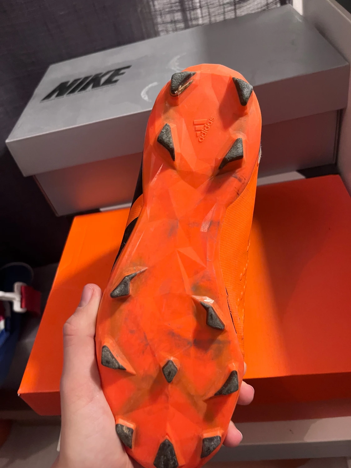 Adidas Predator orange fotbollsskor - 1