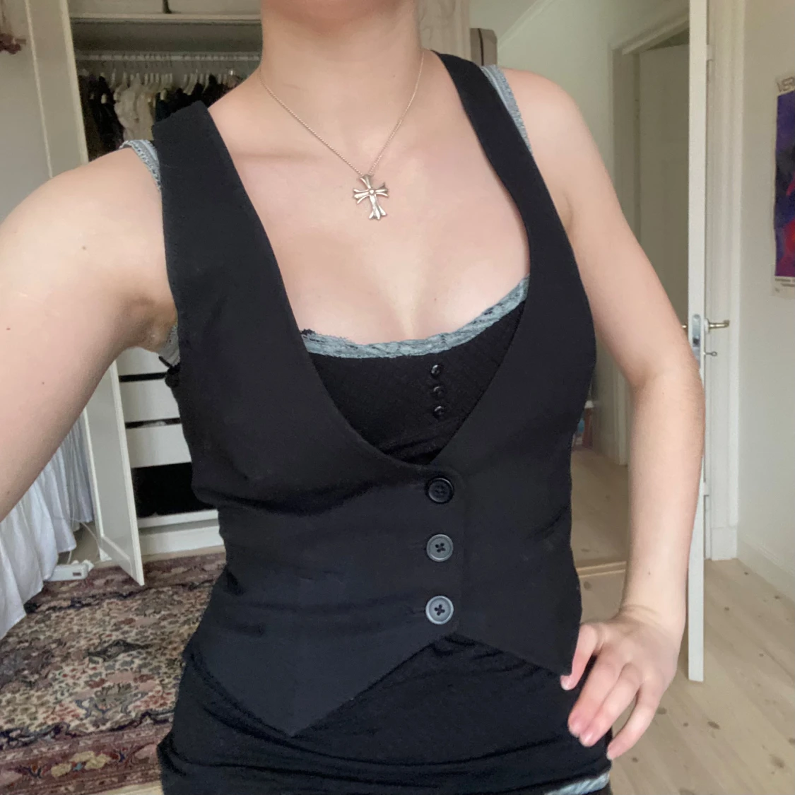 Vintage kostyväst suit vest