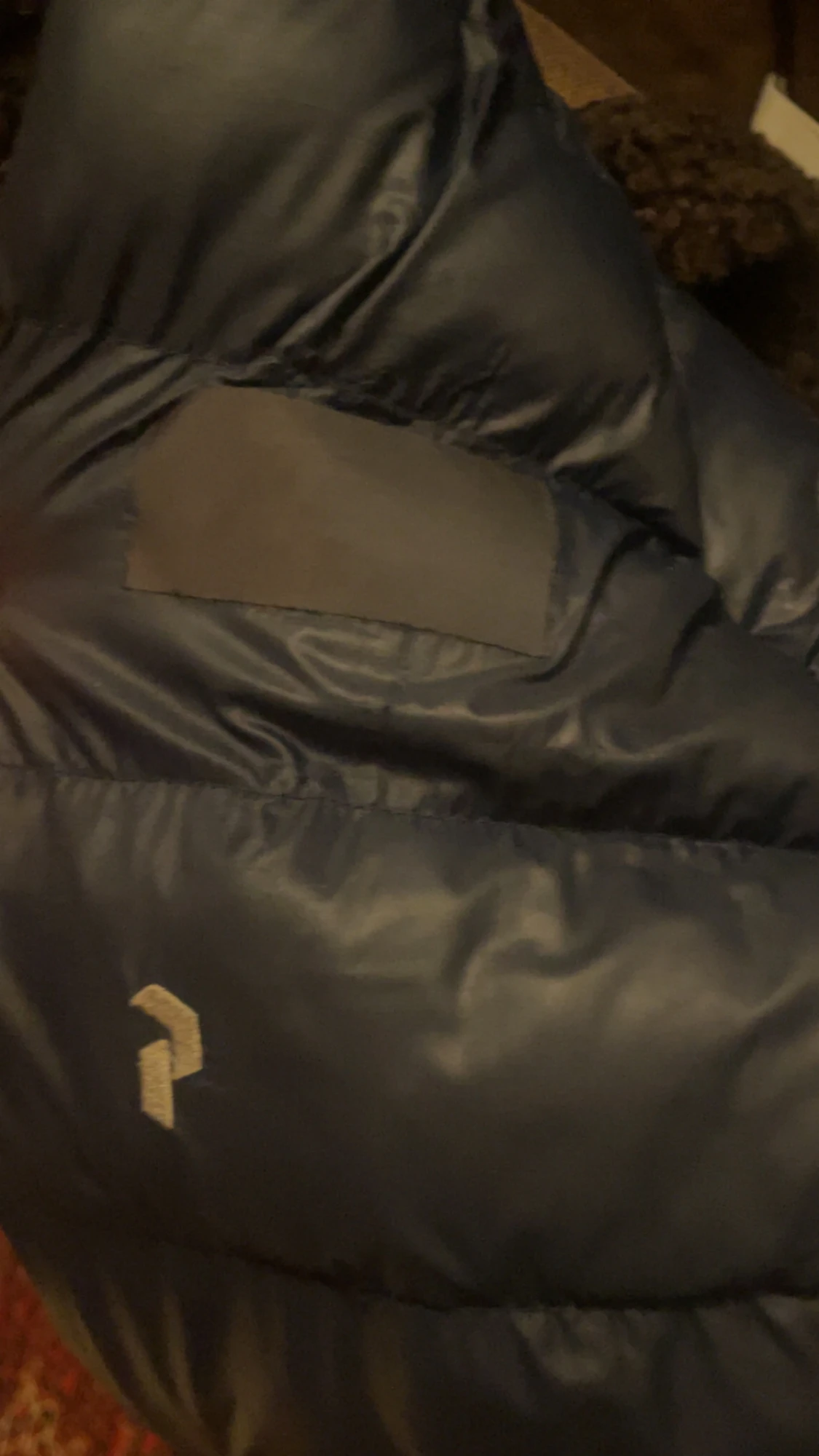 Blå Peak Performance pufferjacka - 1