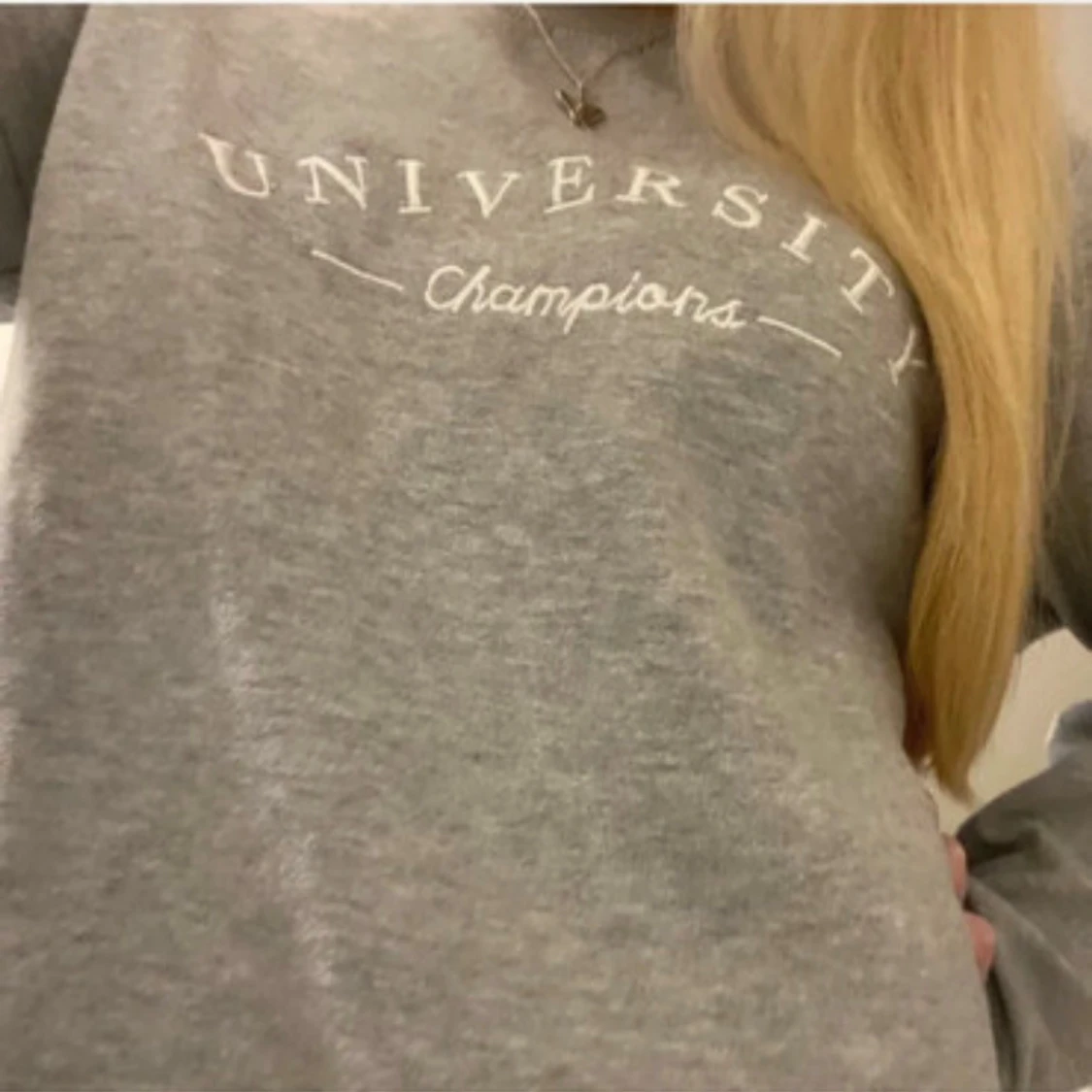 Grå sweatshirt  - 2