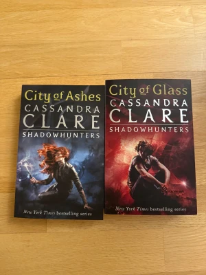 City of Ashes and City of Glass English - City of Ashes and City of Glass bok 2 och 3 i City of Glass serien av Cassandra Clare. Böckerna är på Engelska