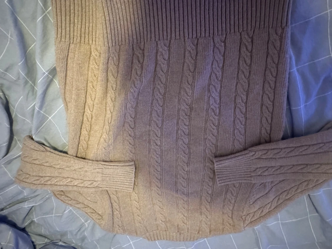 Beige kabelstickad tröja Polo Ralph Lauren - 2