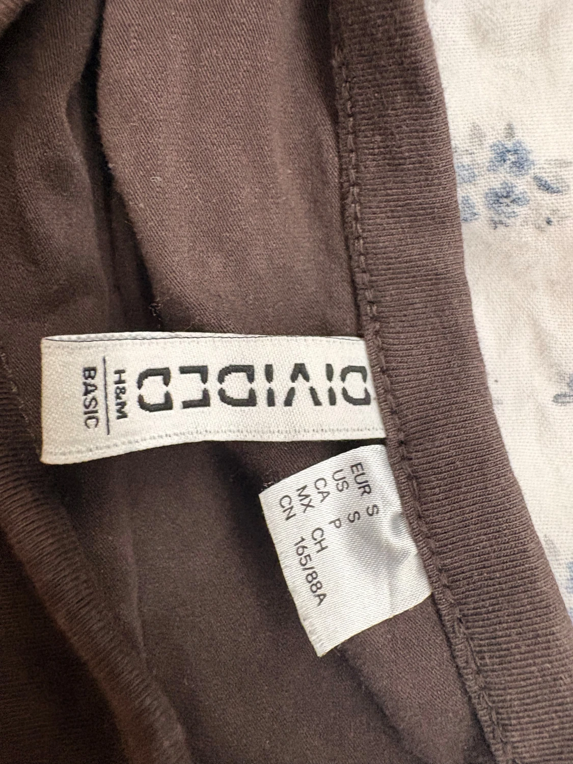 Brun croppad topp från H&M Divided - 1