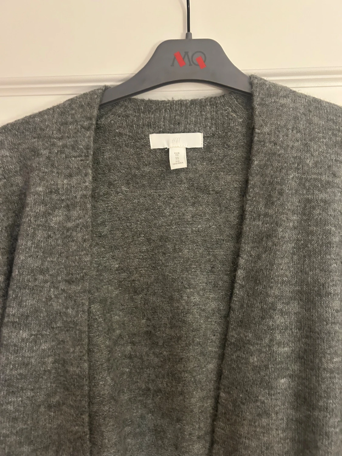 Ny! Grå lång kofta stickad  från H&M Stl xs - 3