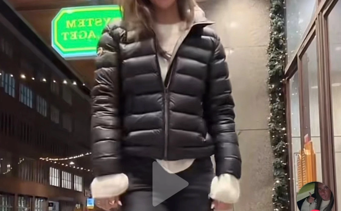 Svart pufferjacka från Colmar - 2