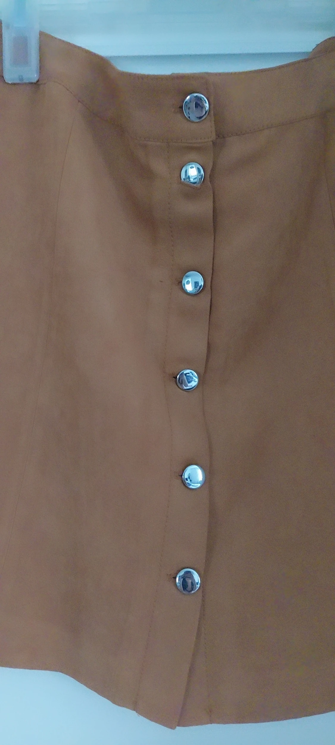 Brun mockakjol med knappar från H&M - 5