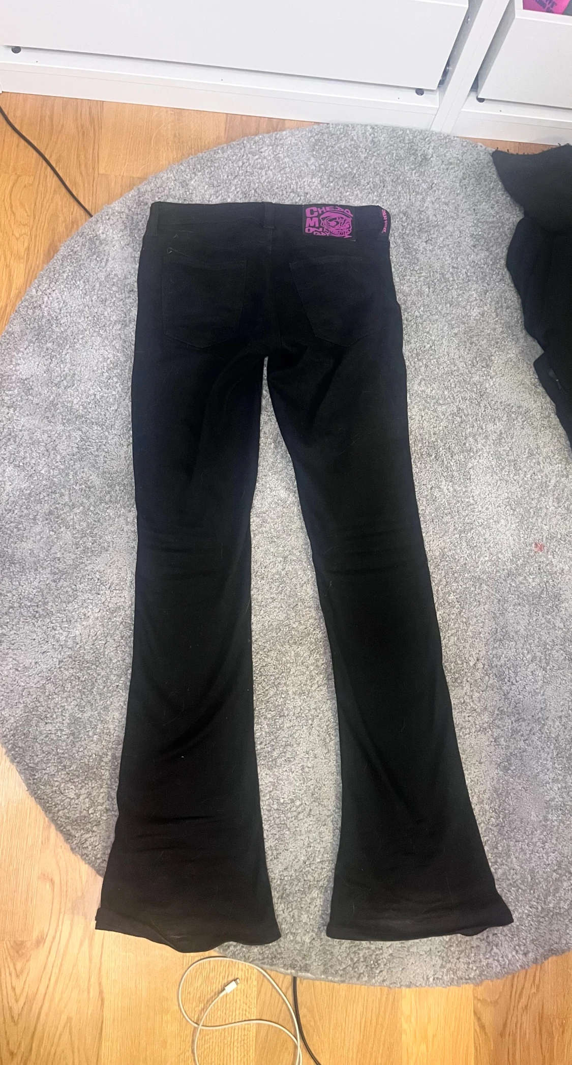 Svarta bootcut jeans från Cheap Monday - 2
