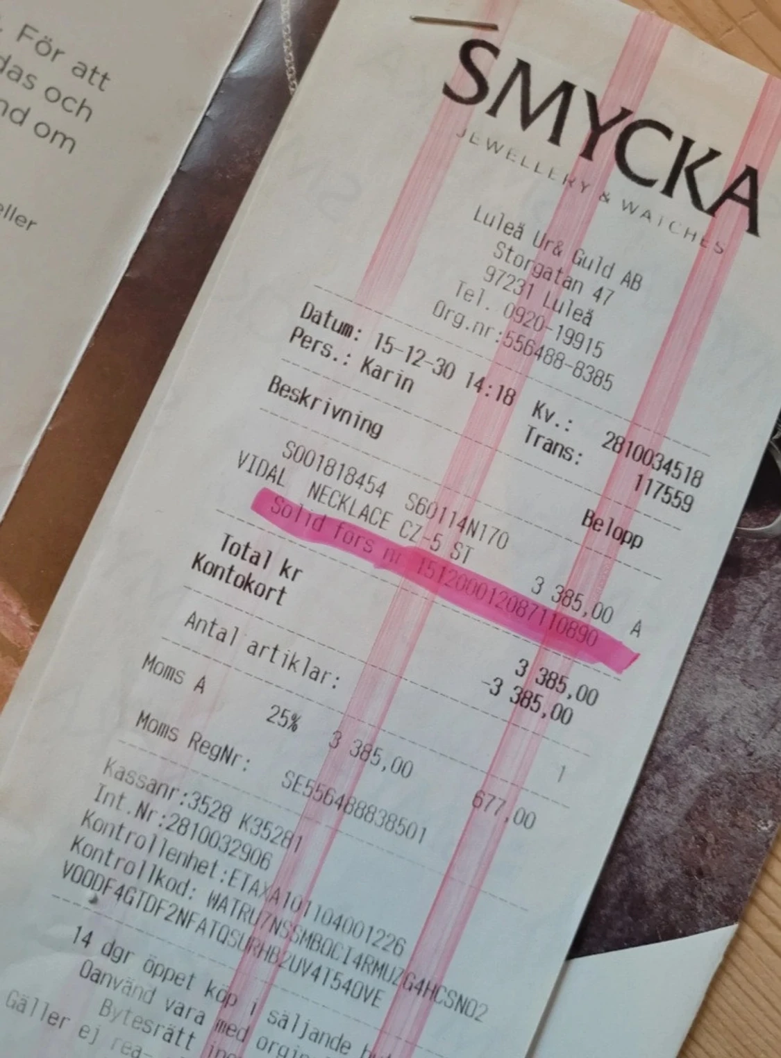 Vidal & Vidal silver halsband - 4