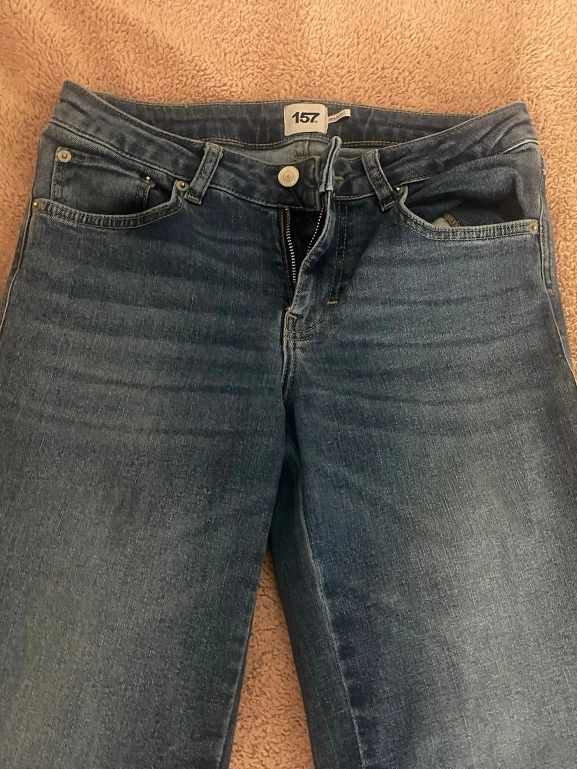 Blå jeans från 157, bootcut